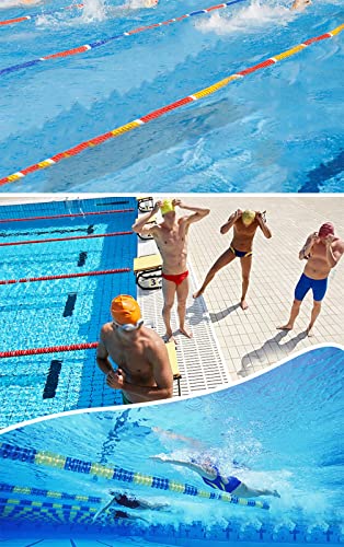 Corde de sécurité pour piscine en polyéthylène avec flotteurs de ligne de couloir - 2
