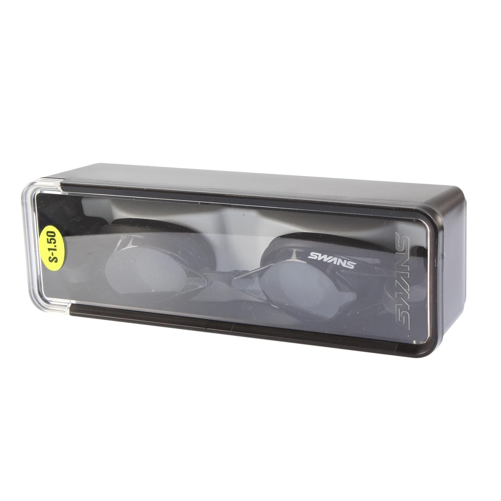 Swans SR-2NEVOP SMBK S-7.00 Optic Racing Gafas de Natación Gafas Piscina, Lente S-7.00, Smor Black