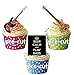 Price comparison product image AK Giftshop Keep Calm Bass Guitar Edible Stand-up Cupcake Toppers (pack of 12)