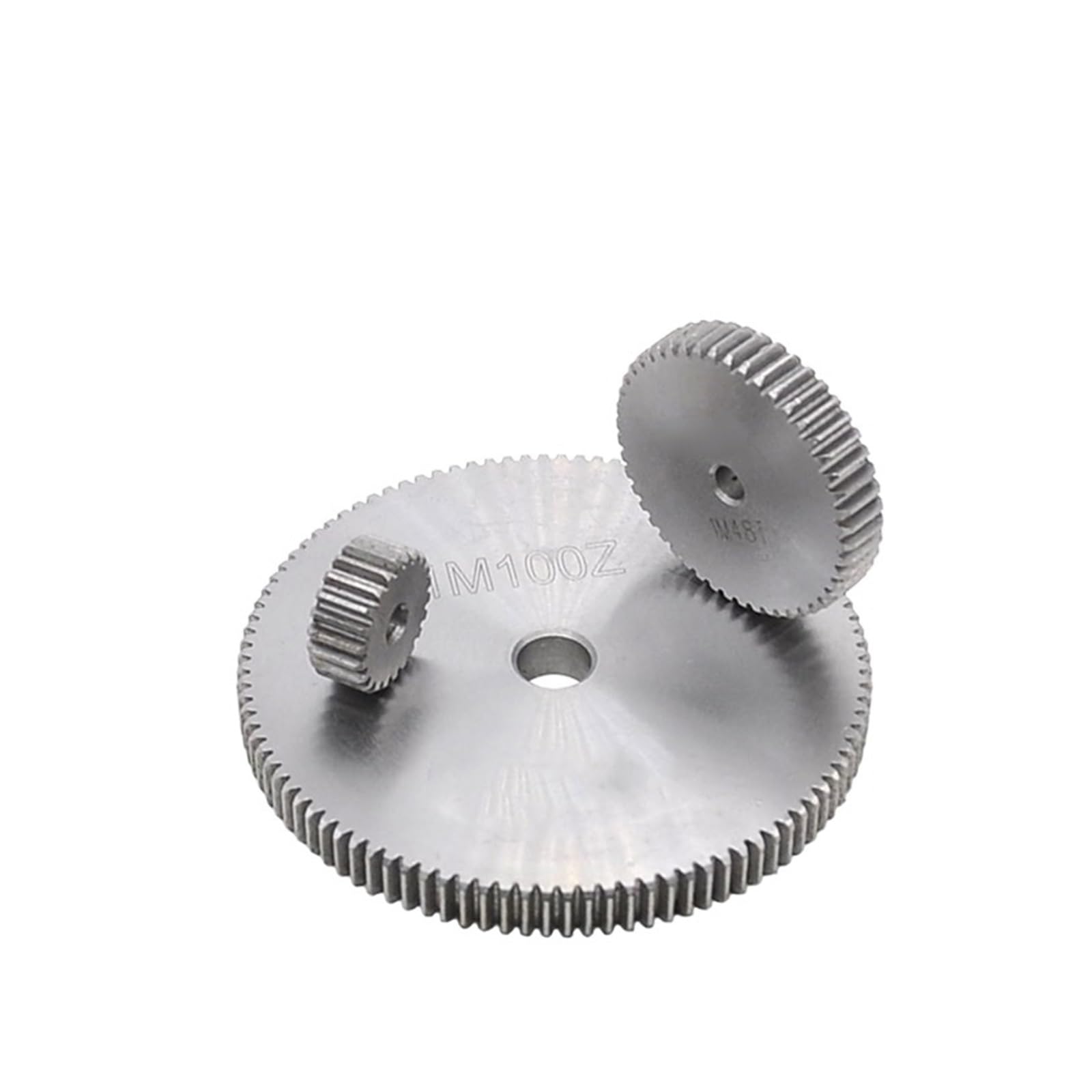 Bevel Gear Pinion Hardware Mechanical 2 PCS Steel Spur Gear 1Mod 28 Tooth - 43 Tooth Metal Gear Outer Diameter 30-45mm Thickness 10mm(33 Teeth)