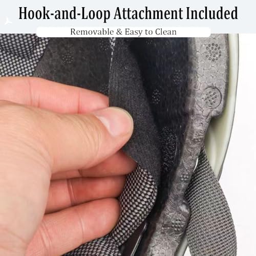 Helmet Padding for Shoei RF-1000 RF-1100 RF-1200 RF-1400 RF-SR, Breathable Motorcycle Helmet Liner, Memory Foam Pad Protective Mat Kits Set, Comfort Helmet Cushion Replacement Liner,A Black - 4
