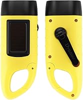 Vista 6 de Simpeak Paquete de 2 linternas LED de emergencia con manivela de mano, linterna de supervivencia con linterna de dinamo para deportes al aire libre