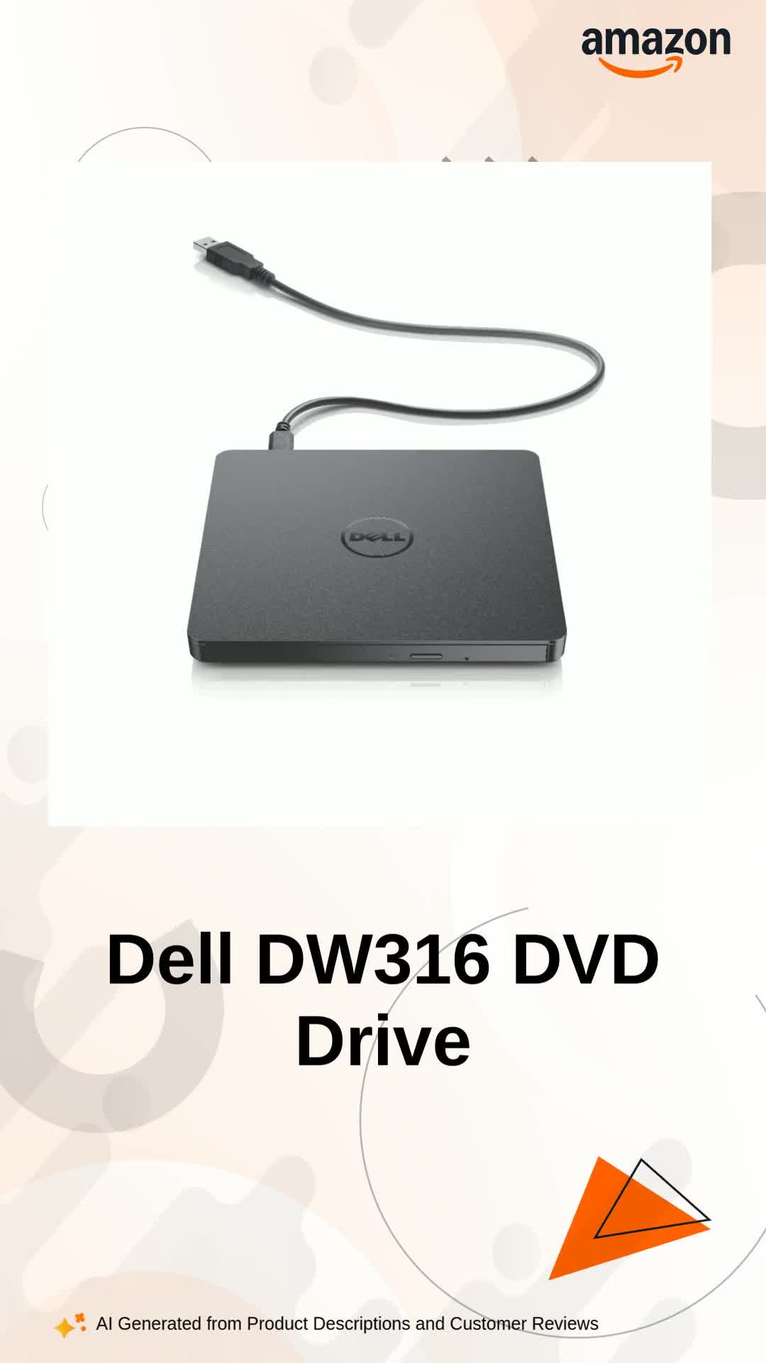 Dell DW316 USB DVD-RW Drive