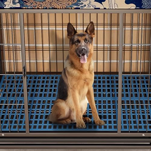 Chenil pour chiots et chats jaune 95 cm facile à nettoyer - 5