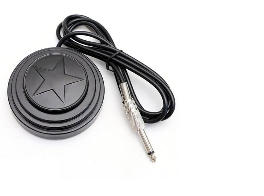 360 Degree Round Star Tattoo Foot Pedal Switch Equipment | Machine Pedal for Tattoo Machine | Power Supply Tattoo Supplies