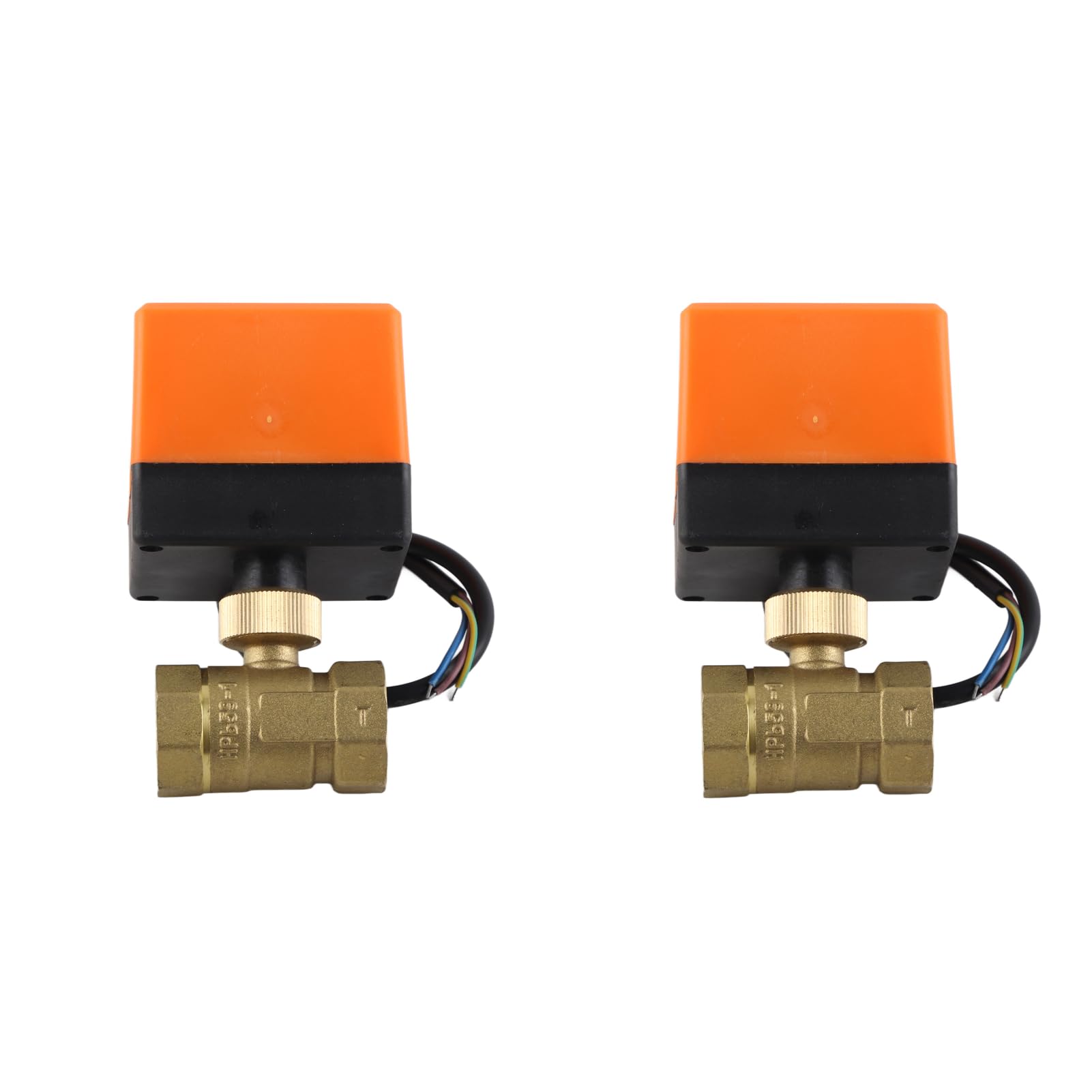 Válvula de bola motorizada G3/4 DN20 en latón para sistemas de control de flujo