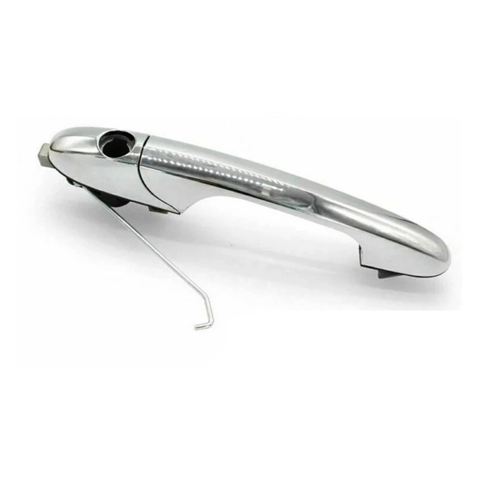 Ropaix Right Side Exterior Door Handle For Fiat For 500 2007-2020 735592026 735592012 Passenger Left Or Side Chrome Outer Door Handle(Right)