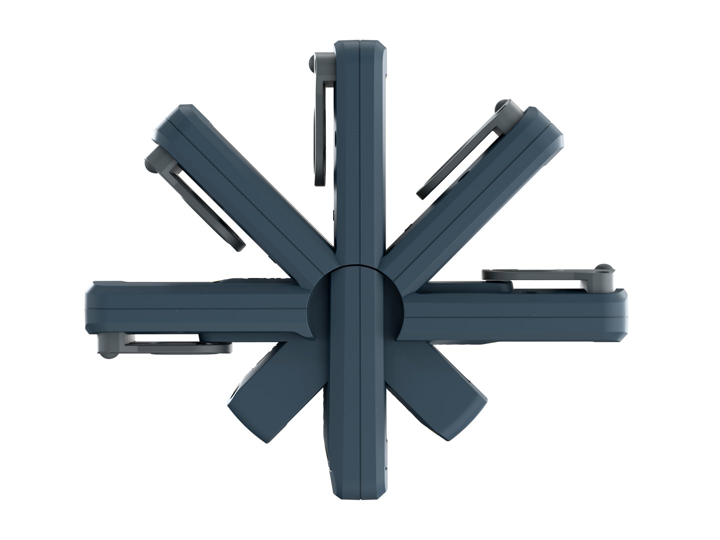 Scangrip Uniform Lámpara de Trabajo LED Recargable | 500 Lúmenes, con Base de Carga, Imán, Gancho y Clip | IP65 Resistente al Agua y Polvo, Cabezal Inclinable, USB-C, Portátil y Ergonómica