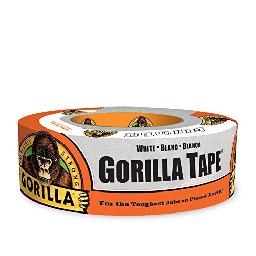 Gorilla Tape, White Duct Tape, 1.88" X 30 Yd, White, (Pack Of 2) #TOP1