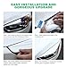FDAIUN Headlight Eyebrow Car Eyelids Sticker Cover Decal Trim ABS Styling Sticker for Ford Escape Kuga 2017 2018 2019 Exterior Accessories 2Pcs (Glossy Black)