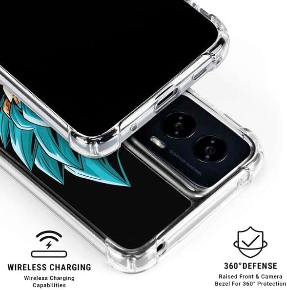 Skinit Clear Phone Case Compatible with Moto G Power 5G (2024) - Officially Licensed Dragon Ball Super Goku Design