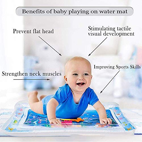 OWSOO Tapete inflável para bebês na água, para crianças de 4 a 6 anos, para crianças de 4 a 6 anos.