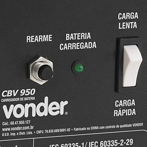 Carregador De Bateria 90A CBV 950 - Vonder - 220V