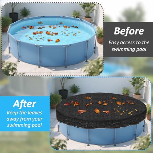 Malla para hojas de piscina 30ft cuadrada 32.3x32.3 pies miniatura 3