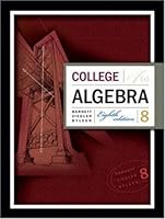 College Algebra Eighth Edition 0077265602 Book Cover