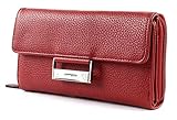 In diesem Geldbeutel befinden sich siebzehn Kartenfächer und einige Geldscheinfächer