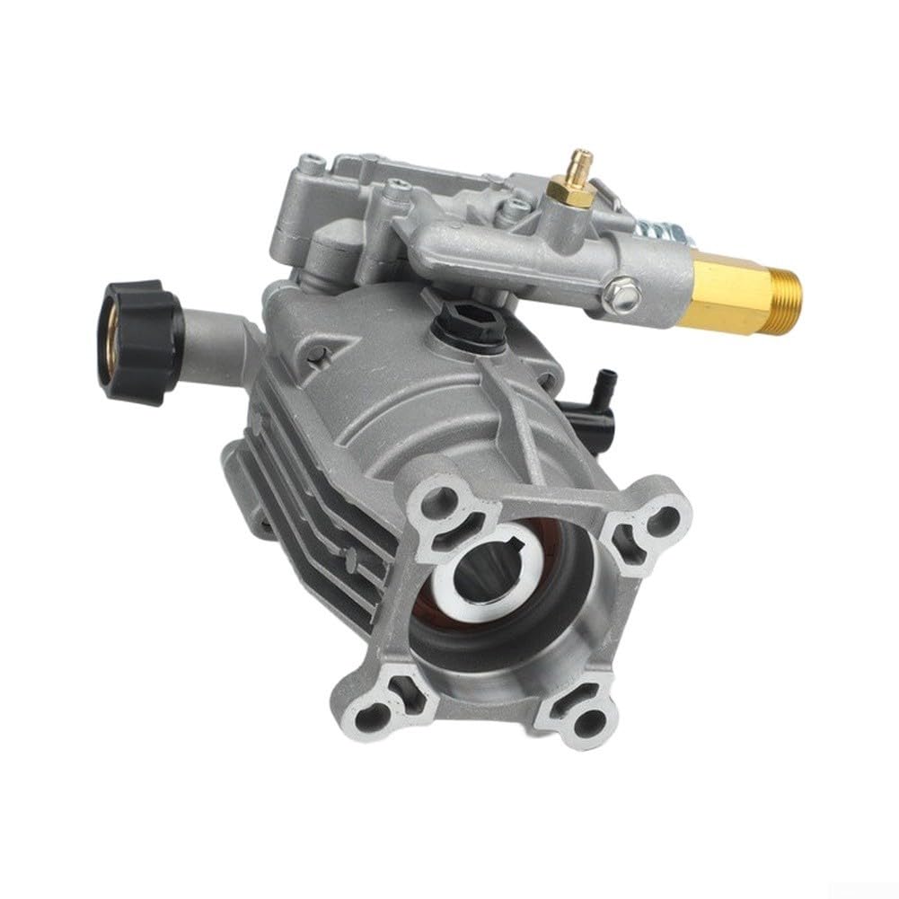 Bomba de lavado a presión de 3400 PSI, repuesto de 2.5 GPM para motores de gas, eje horizontal de 0.75 pulgadas con válvula de alivio térmico para limpieza del hogar