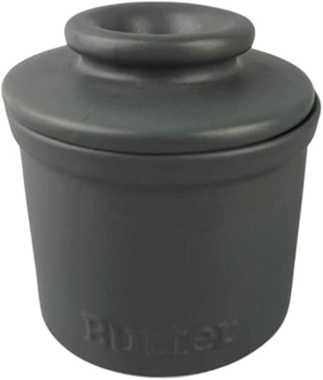 激レア！フランスアンティーク バターケース クレイユ窯 Terre de fer