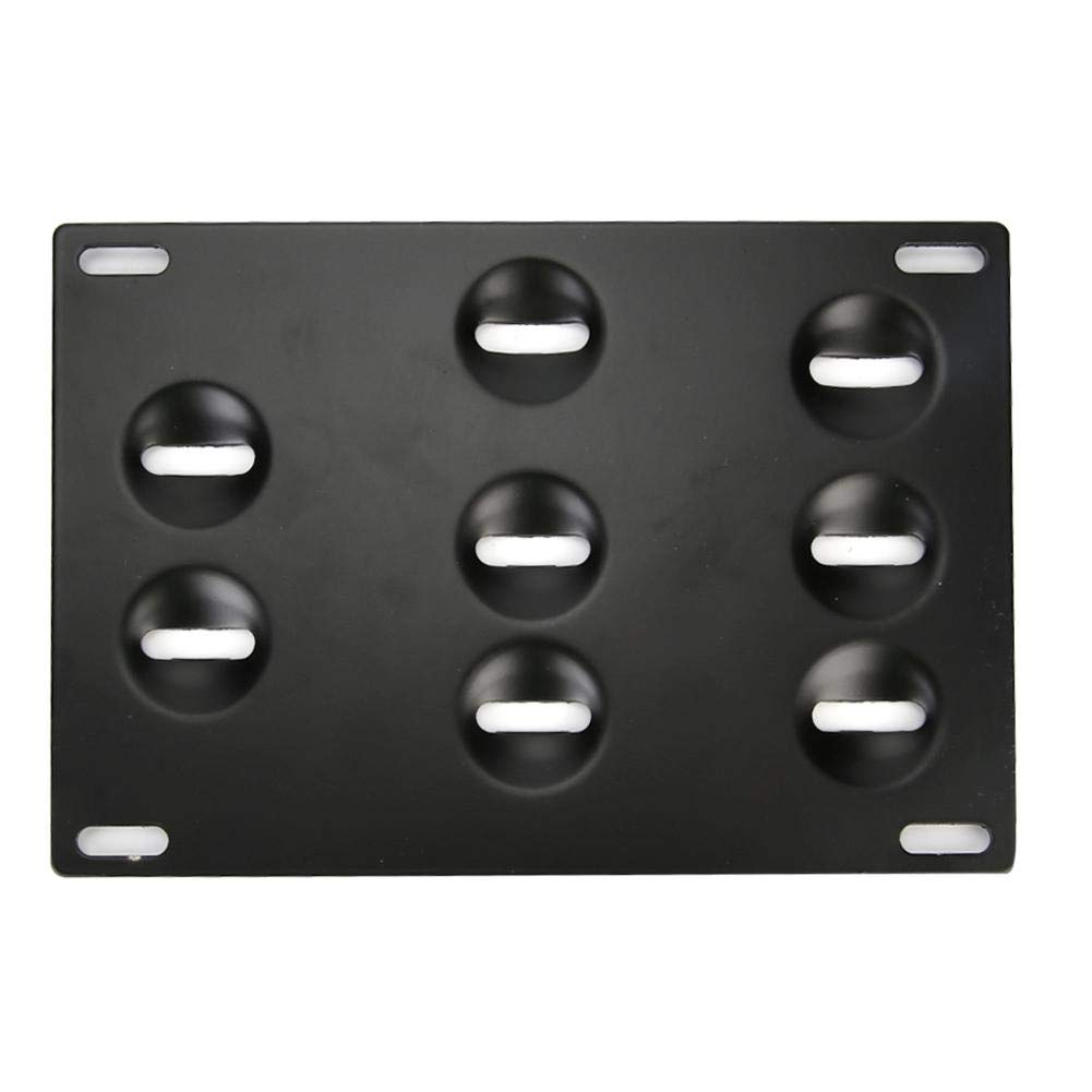 Uchwyt tablicy rejestracyjnej, stop aluminium hak holowniczy przedni zderzak hak holowniczy uchwyt tablicy rejestracyjnej, 8 otworów, regulowany uchwyt Tylko dla serii F 3, 4 i 5