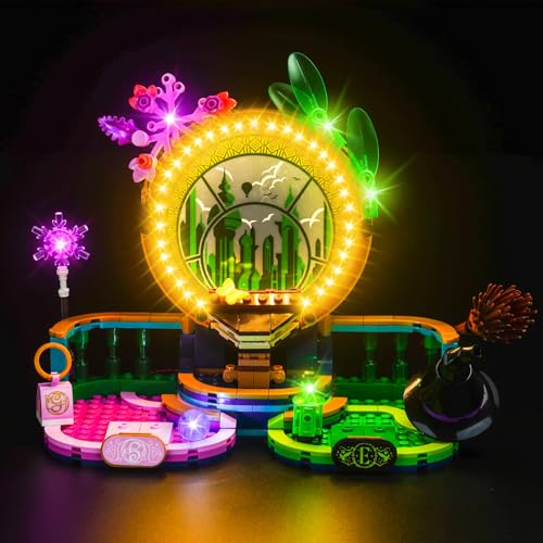Image of Led Light Set Compatible with Lego Elphaba & Glinda Figures 75682 (No Model), Decoration Lighting Set for Elphaba & Glinda Figures Creative Toys - Standard Version