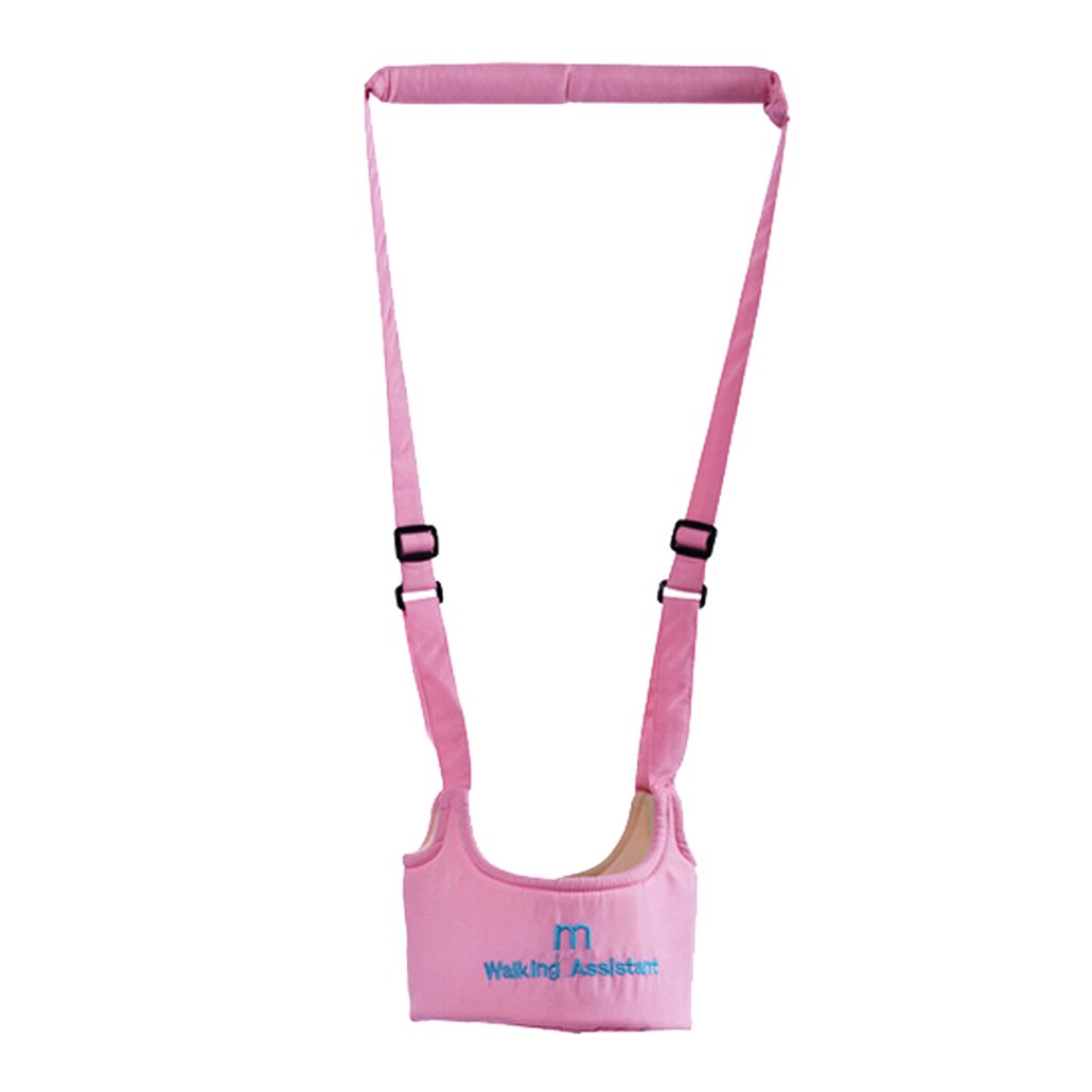 DEHANG Cotton Handheld Baby Walker Toddler Walking Helper - Pink