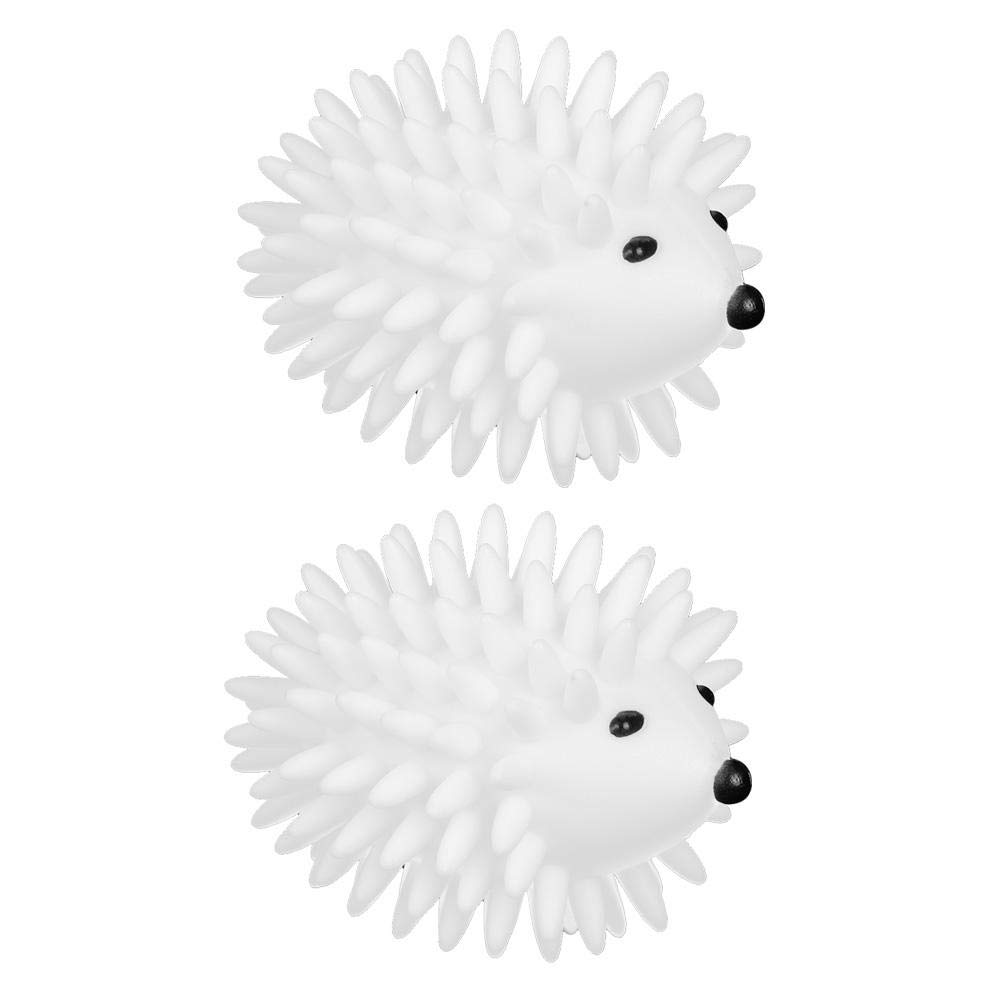 Waschmaschinenbälle, Igelform, Trocknerbälle, weiß, 14 x 13 x 7,1 cm, Wäsche für Zuhause