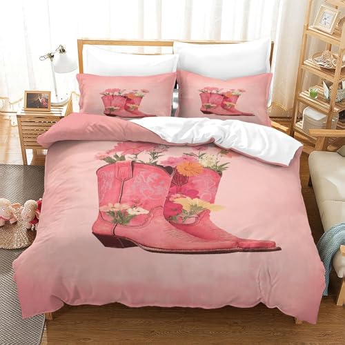 Linge de lit nœud rose en microfibre premium confort absolu 220x240 - 3