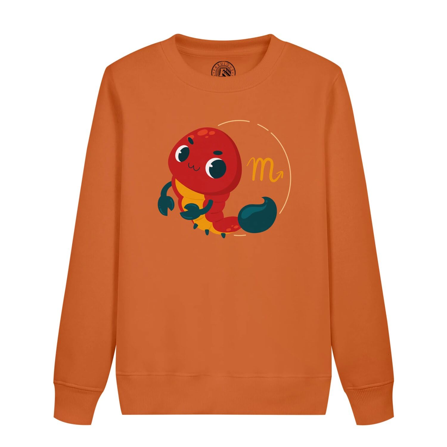 Sweatshirt enfant Scorpion astrologie en coton doux pour style junior - 4