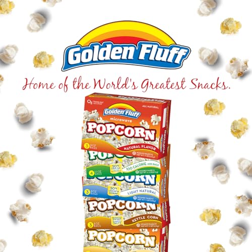 Golden Fluff Original - Vegan Healthy Microwave Popcorn | Natural Microwave Popcorn | Dairy Free, Plain, Kosher Popcorn Bags 2 Pack thumb #5