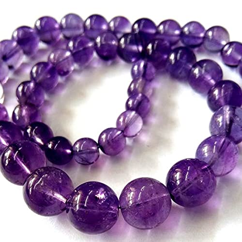 Perles d'améthyste naturelles à offrir sous forme de magnifiques bijoux personnalisés et faits main
