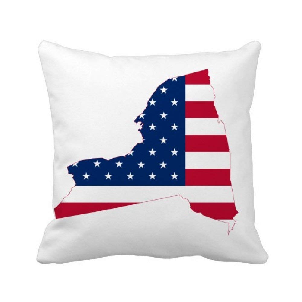 Coussin New York pour raviver un canapé terne avec le drapeau américain