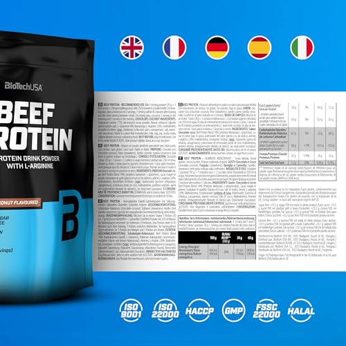 Beef Protein hidrolizada de chocolate y coco en formato duplo de 500 g 4