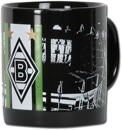 Borussia Mönchengladbach Tasse Club Crest - Offizieller Fanartikel Weiß