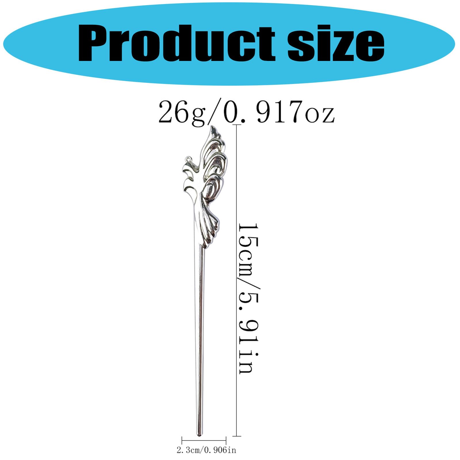 Horquilla De Personaje Maomao De The Apothecary Diaries – Accesorio De Metal Para Cosplay Y Cabello, 15 Cm