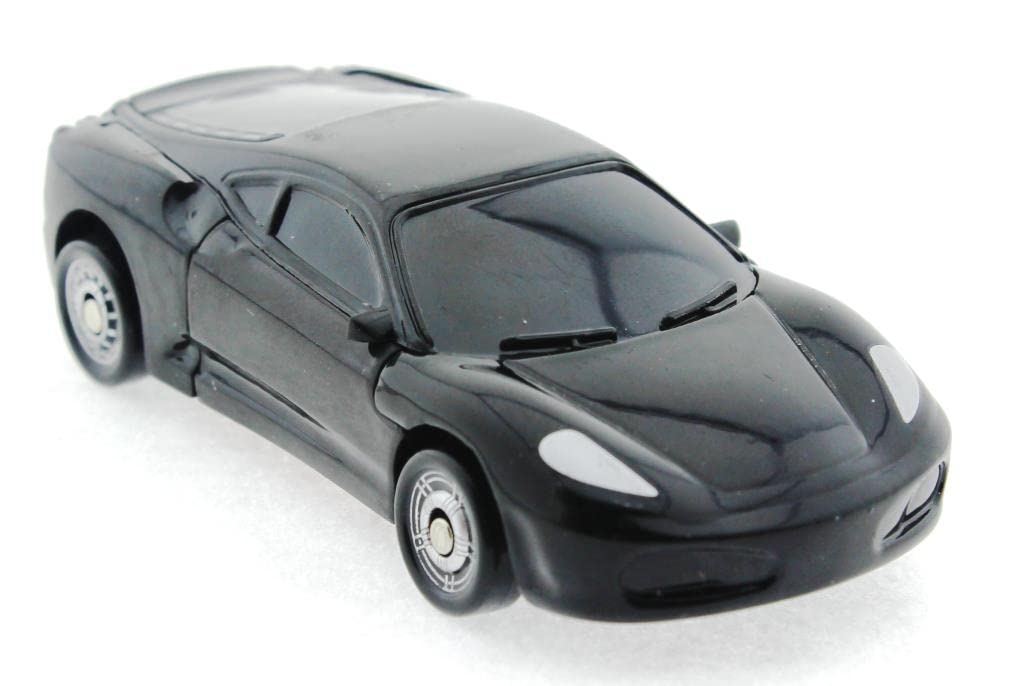 Robota Dönüşen Ferrari 360 Benzeri Siyah Araba