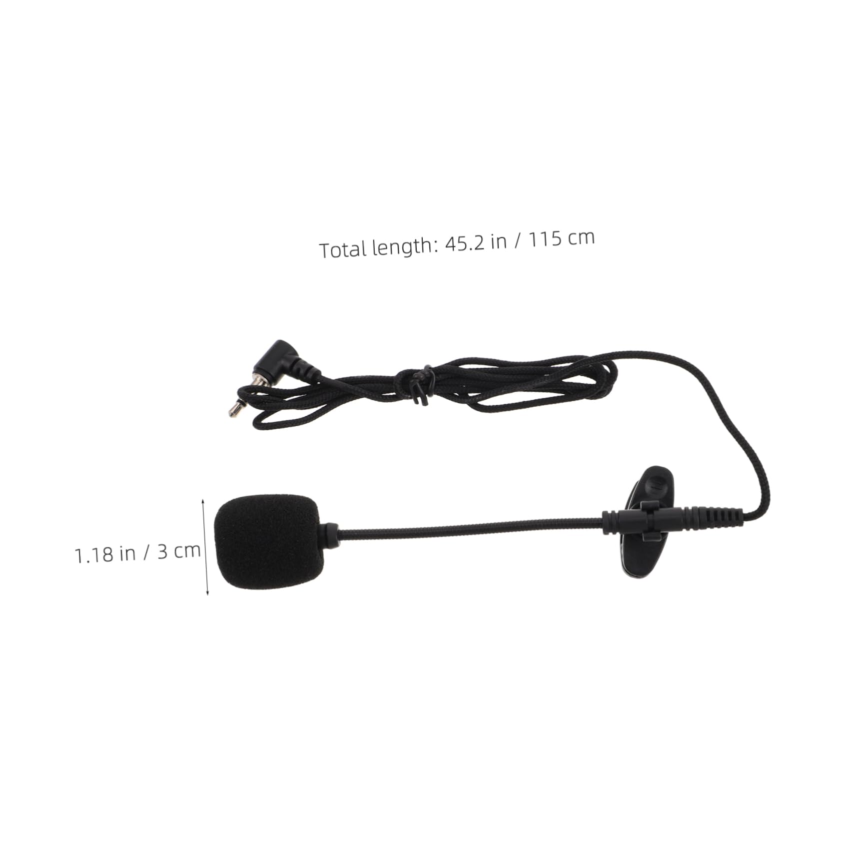 CIMAXIC Metal Clip-on Pickups for Amplifier Extended Collar Microphone Instrument Pickup Collar Clip