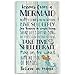 P. GRAHAM DUNN Advice from a Mermaid Believe in Magic 24 x 14 Wood Pallet Wall Art Sign Plaque