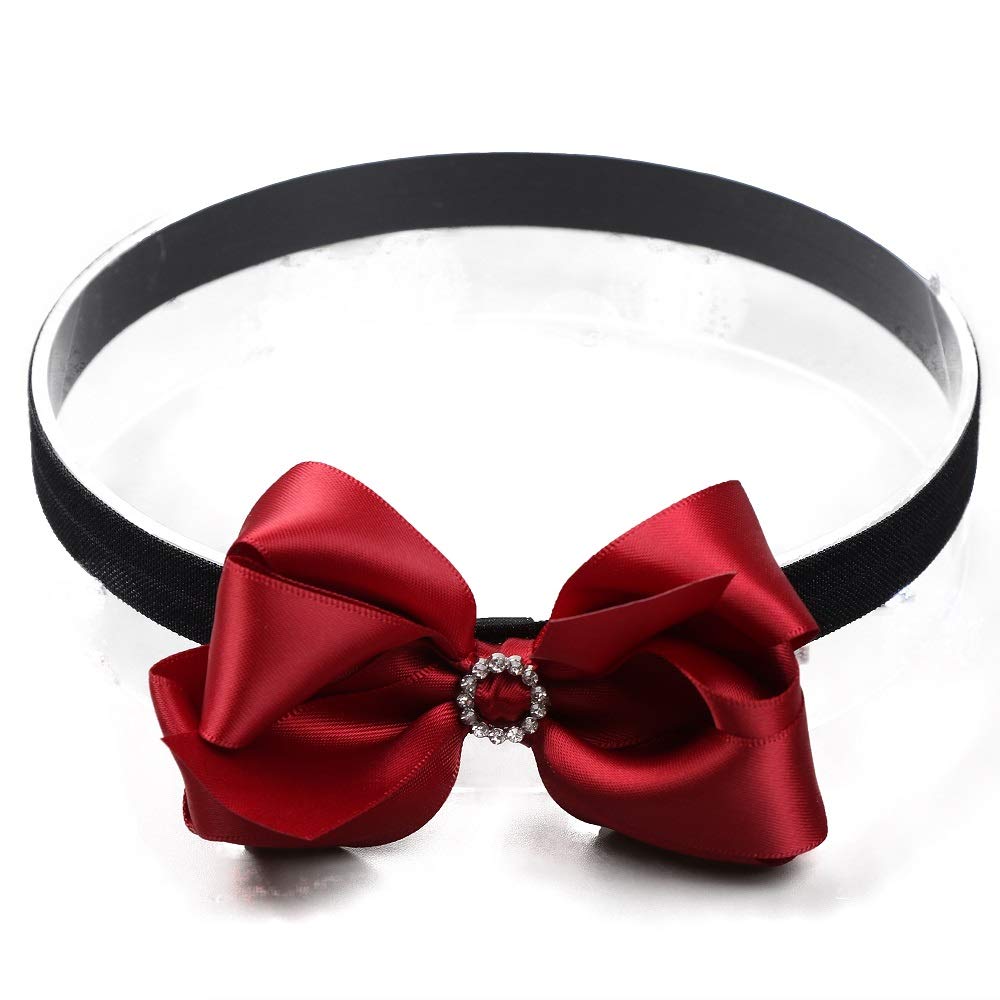 Baby Girl Elastic Headband Red Flower Princess Headpiece for Toddlers Girls Head Wrap Childern Hair Accessories Baby Girl Elastic Headband Red Flower Princess Headpiece for Toddlers Girls Head Wrap Childern Hair Accessories