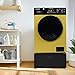 Equator All-In-One VENTED/VENTLESS Washer-Dryer 1.9cf/18lb 1400RPM 110V + Pedestal (Yellow/Black + PDL 4455 Black)