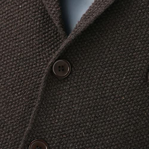 YHEGHT Suéter masculino moda casual casaco elástico suéter casaco suéter blusa terno jaqueta menino