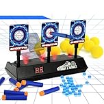 Electronic Shooting Target Scoring Auto Reset Digital Targets for Nerf Guns Toys, Christmas Birthday Gifts Toy for Kids-Boys & Girls.Electronic Scoring Auto Reset 3 Targets.
