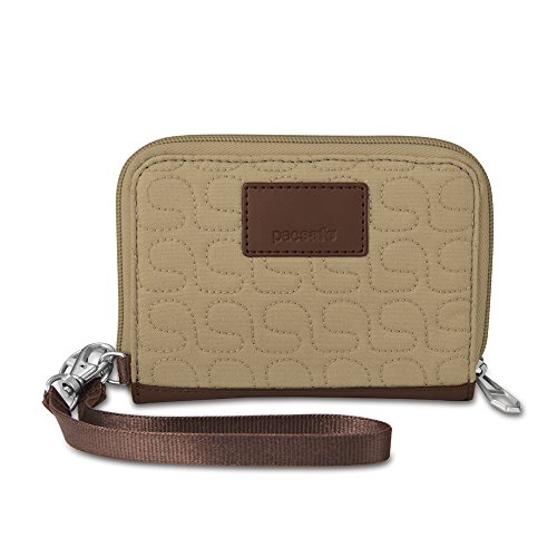 Pacsafe RFIDsafe W100 Anti-Theft RFID Blocking Wallet, Lagoon