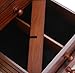 Rowling Extra Large Wooden Jewelry Box/Jewel Case Cabinet Armoire Ring Necklacel Gift Storage Box Organizer Mg002 (Brown)