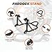 GRAND PITSTOP Motorcycle Stand, Paddock Lift Stand for Rear Wheel with Fork & Swingarm Spool,Weight Capacity 529 lbs/240 Kg's, Dismantable Stand, for Honda Kawasaki Suzuki Motorcycles, Black
