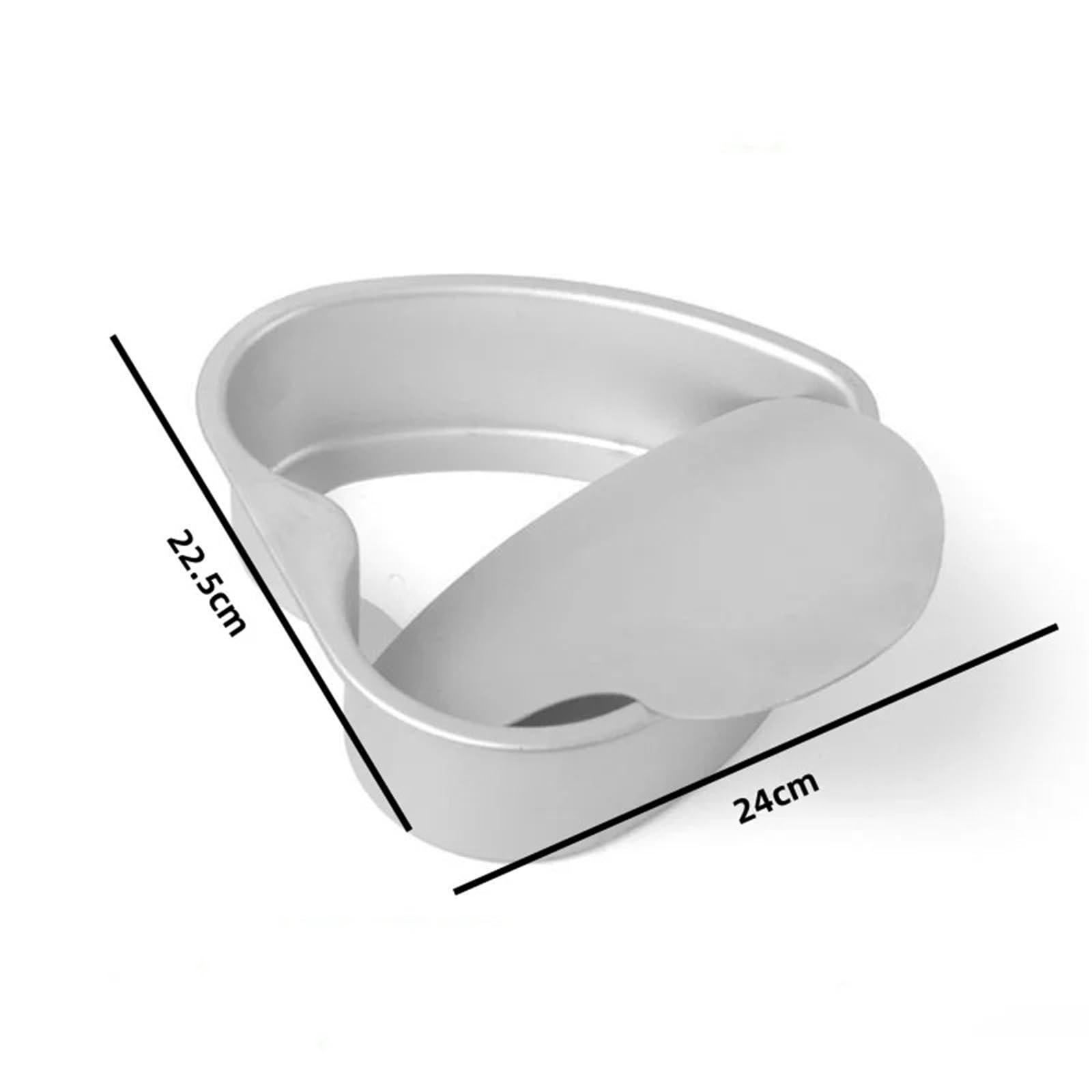 2 moules à gâteau en forme de cœur 25,4 cm pour Créer des Gâteaux