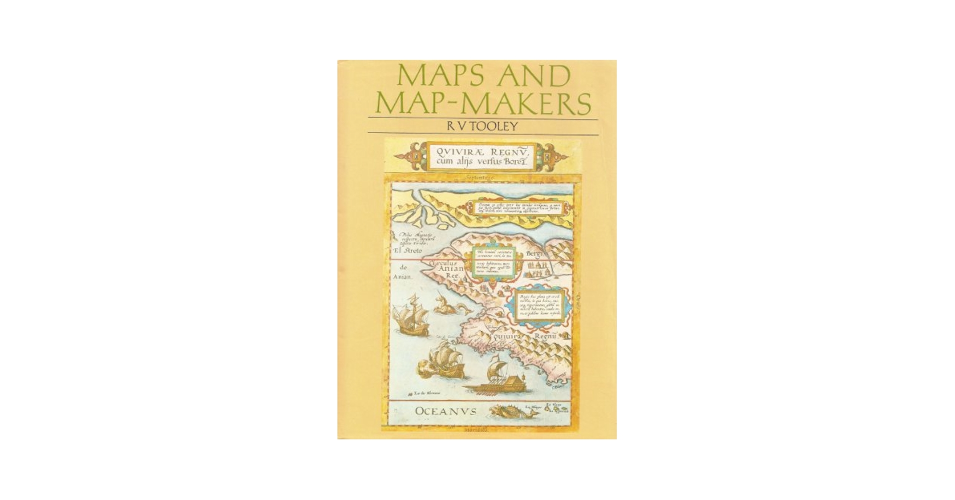 洋書 MAPS AND MAP- MAKERS RV TOOLEY Maps and Map-Makers: Tooley, R.V., B&W and Color