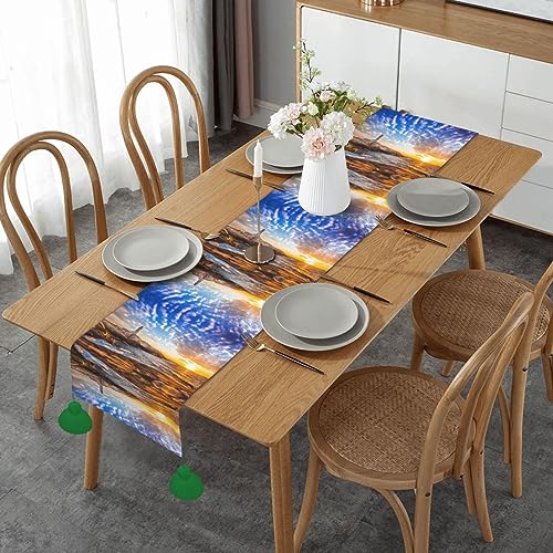 Chemin de table de Noël 152,4 cm pour harmoniser vos décos de fêtes