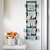 Autumn Alley Rustic Farmhouse Towel Rack for Rolled Towels Stunning Barn Wood Farmhouse Bathroom Decor for Wall Expertly Inlaid Wood with Matte Black Bar for Western Bathroom Decor