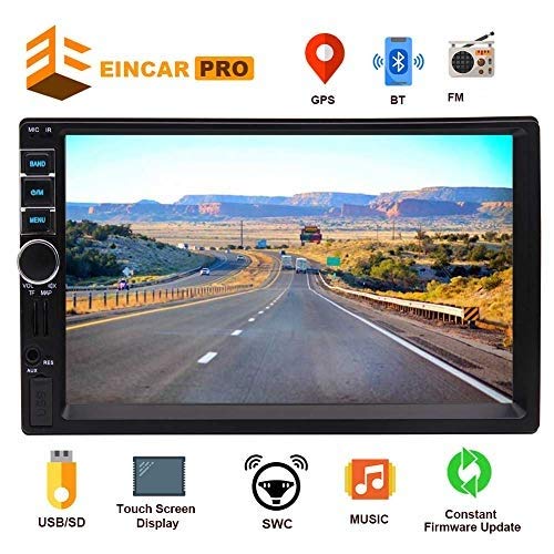 2 Din Car Radio 7 inch Touch Screen Car Stereo with GPS Navigation