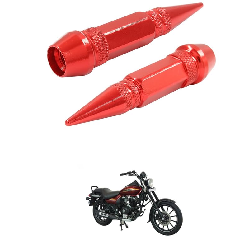 lovmoto universal 2pc spiked aluminum stem valve caps dustproof tire wheel stem caps for cars,suvs,trucks bicycles and motorcycles comfortable with av-en-ger 150 str-eet